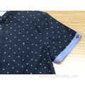 Male print 100% cotton short sleeve shirt